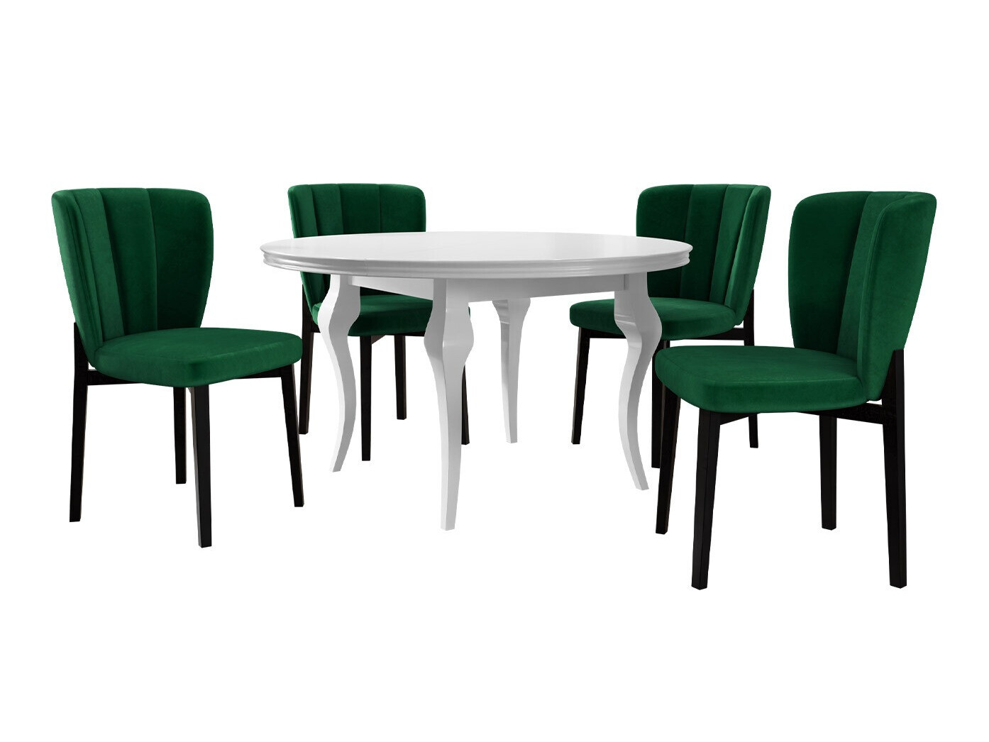 Conjunto de mesas y sillas para comedor Racine 141 (Magic Velvet 2225)