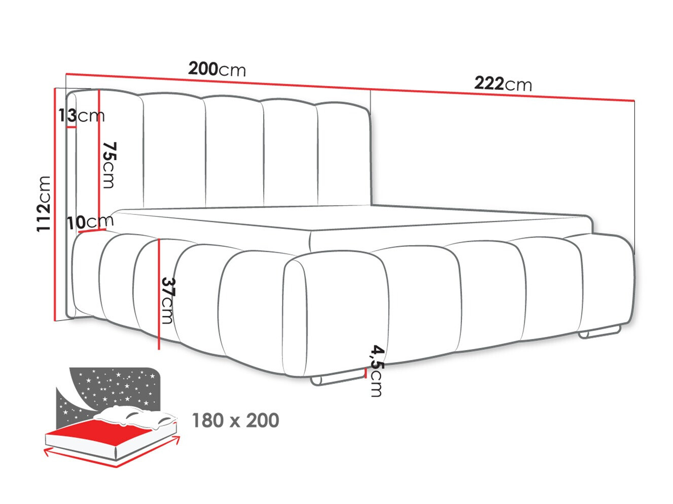 Cama TrendyNest Alceus I (Paros 01)