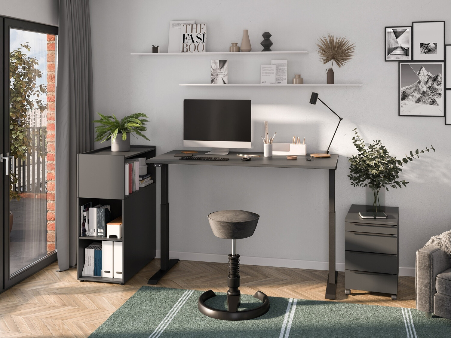 Estantería Feltoru 108 (Grafito)