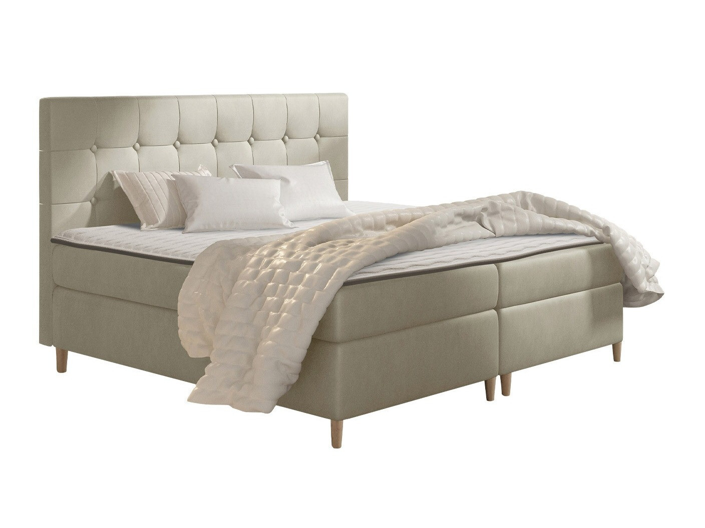 Cama continental Baltimore 130 (Magic Velvet 2201)