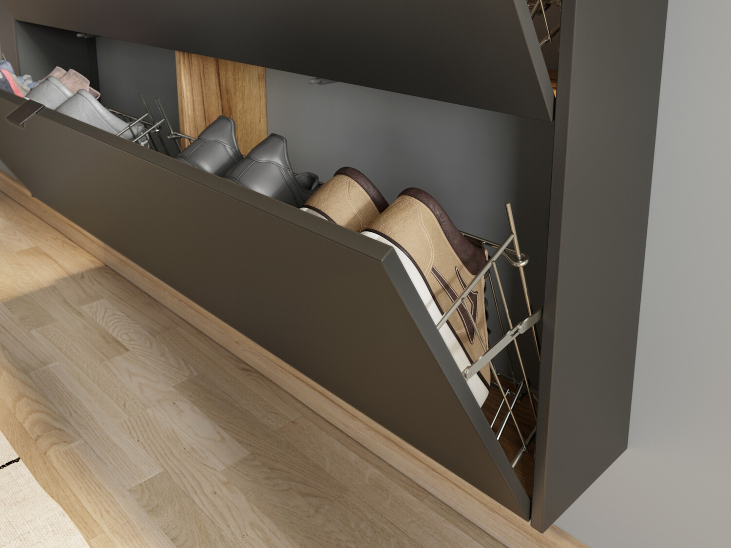 Zapatero Cirsale 108 (Grafito + Navarra roble)