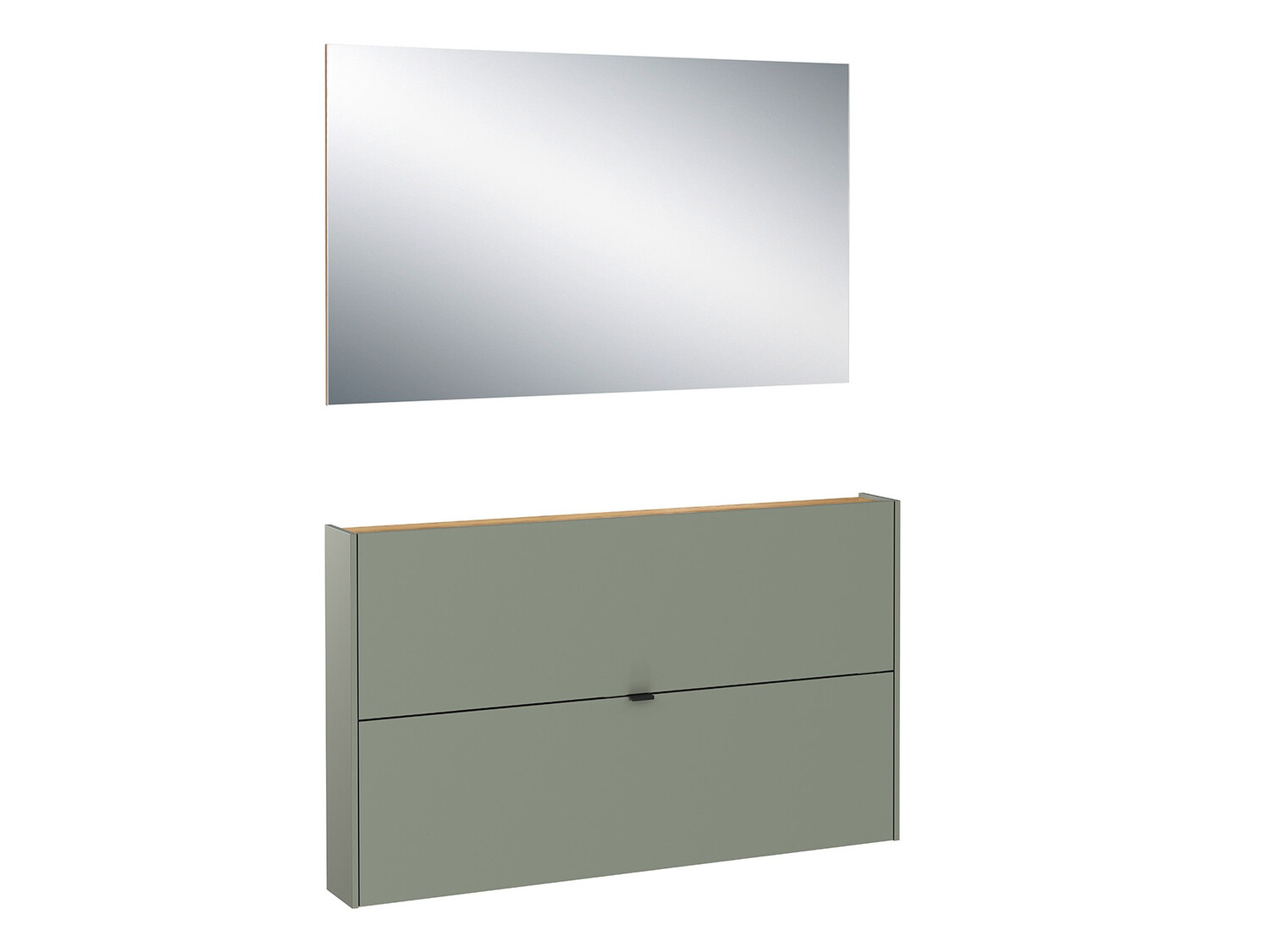 Conjunto de recibidor Cirsale 109 (Verde polvoriento + Navarra roble)