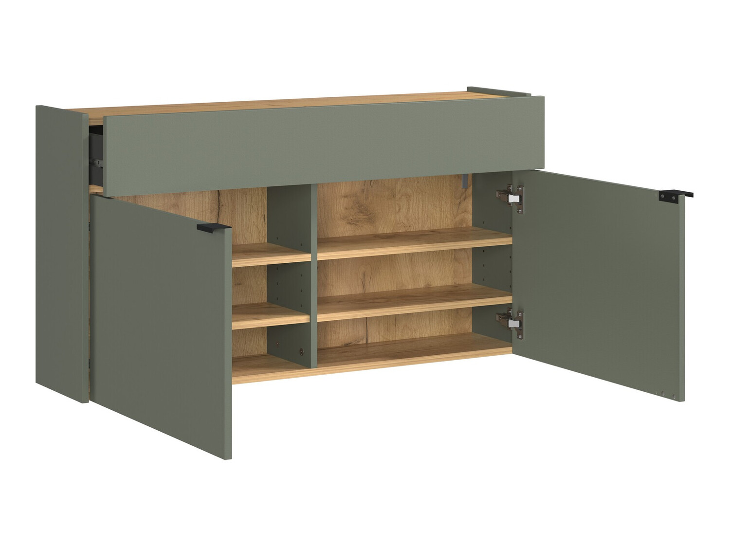 Conjunto para recibidor Cirsale 106 (Verde polvoriento + Navarra roble)