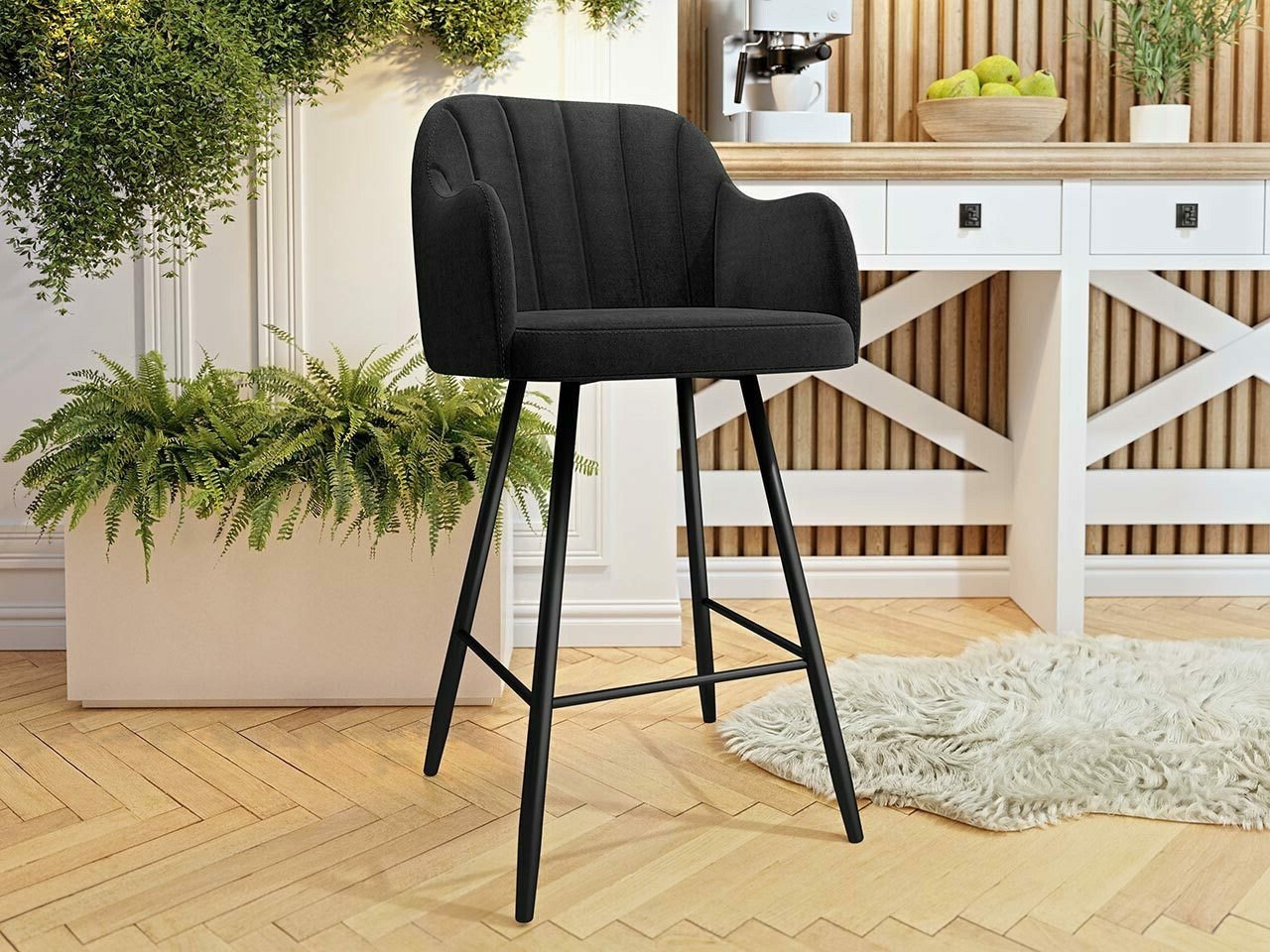 Silla de barra Comfivo Anser I (Magic Velvet 2219)