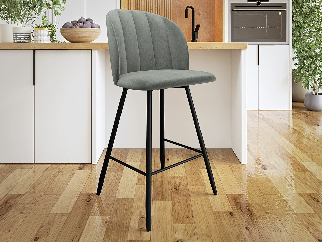 Silla de barra Comfivo Anser II (Magic Velvet 2217)