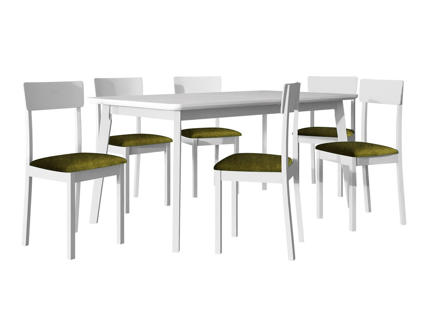 Conjunto de comedor Victorville 350 (Blanco)