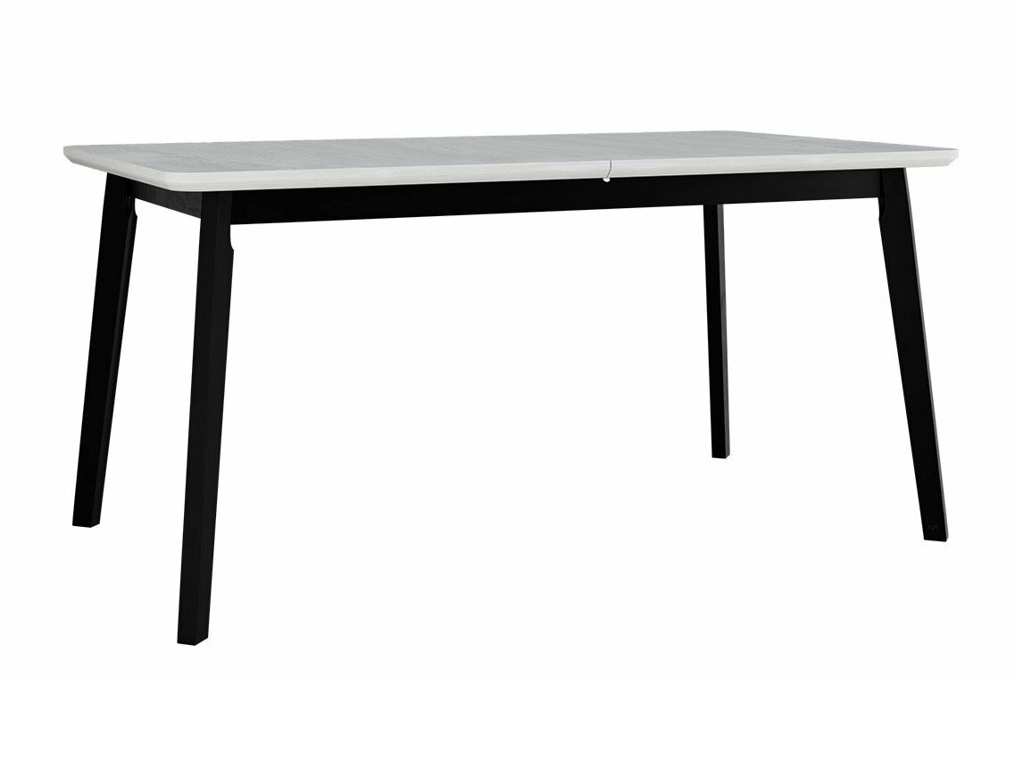 Conjunto de mesas y sillas para comedor Victorville 350 (Blanco + Negro)