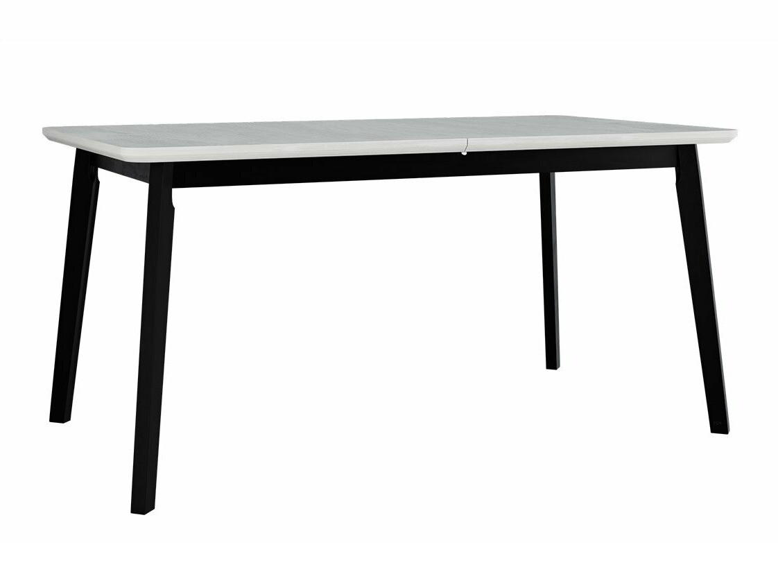 Conjunto de mesas y sillas para comedor Victorville 350 (Blanco + Negro)