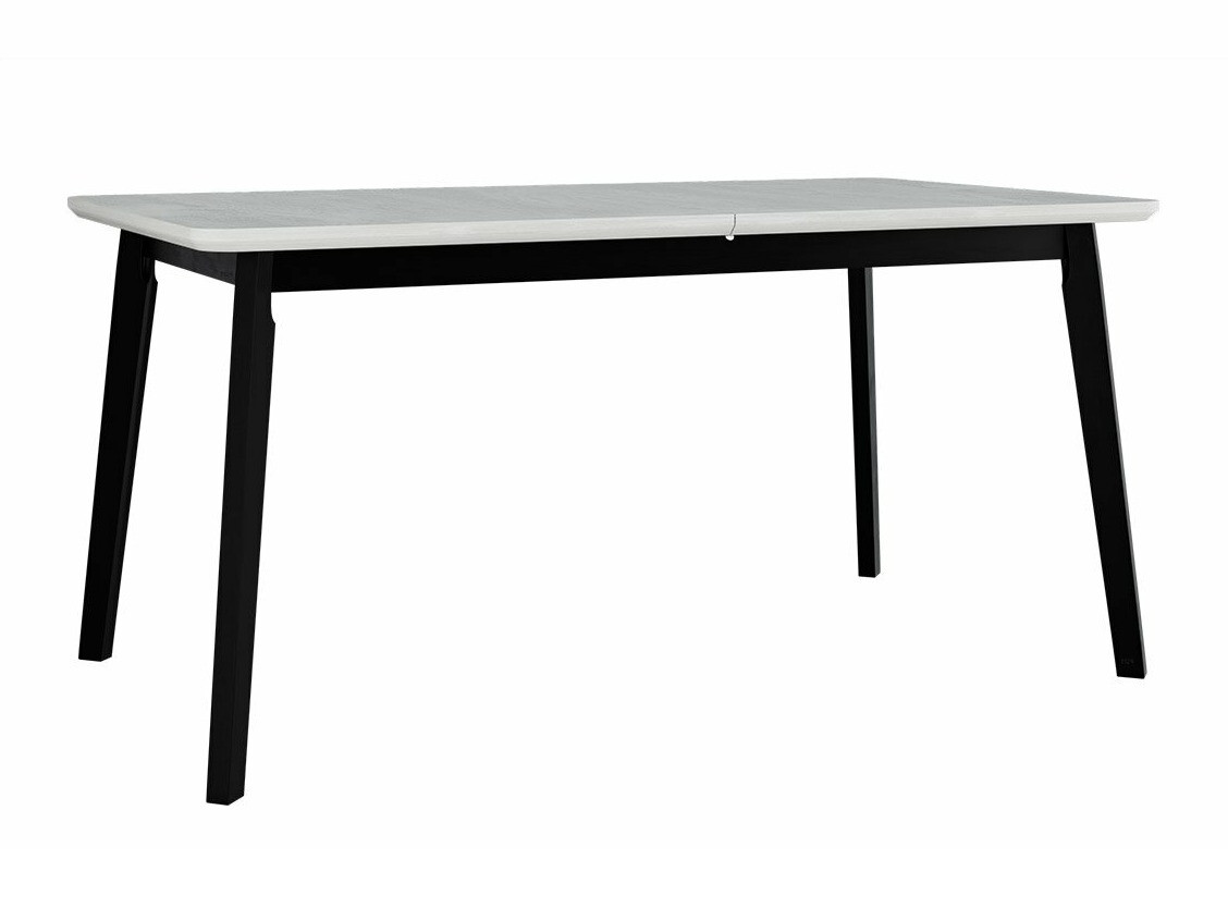 Conjunto de mesas y sillas para comedor Victorville 350 (Blanco + Negro)