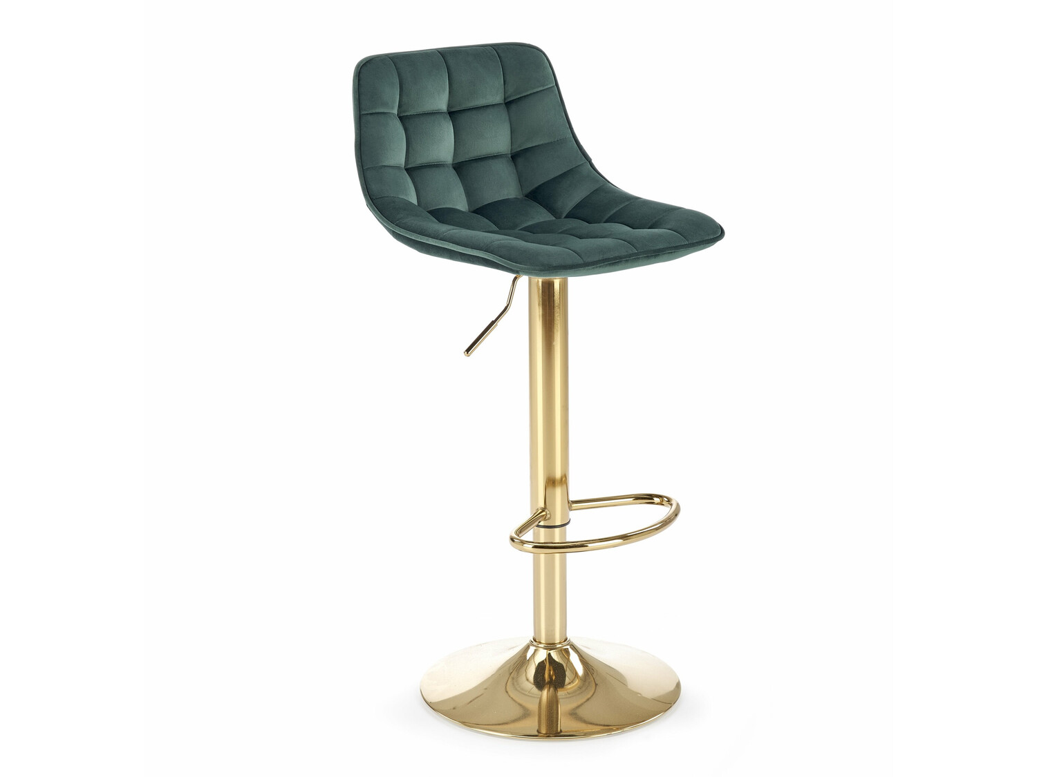 Silla de barra Houston 1441 (Verde + Dorado)