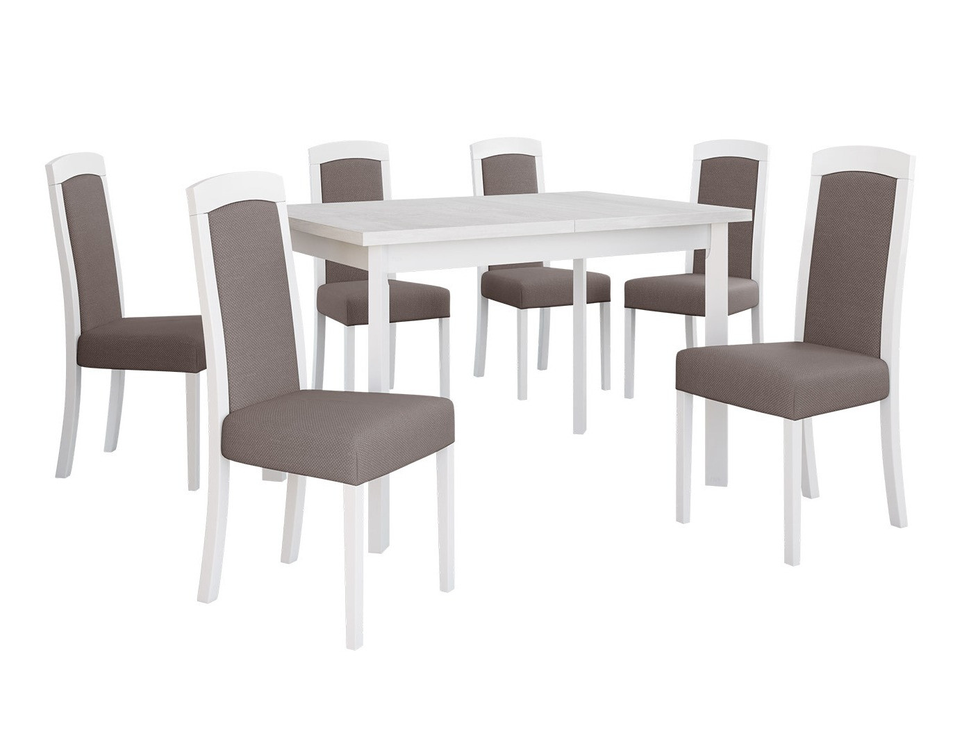 Conjunto de comedor Victorville 351 (Blanco)