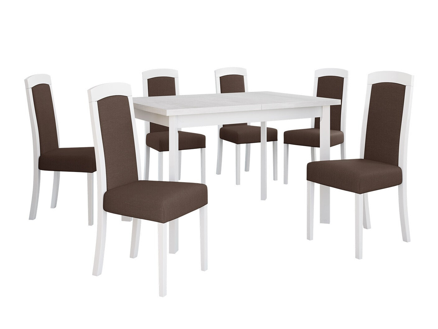 Conjunto de comedor Victorville 351 (Blanco)