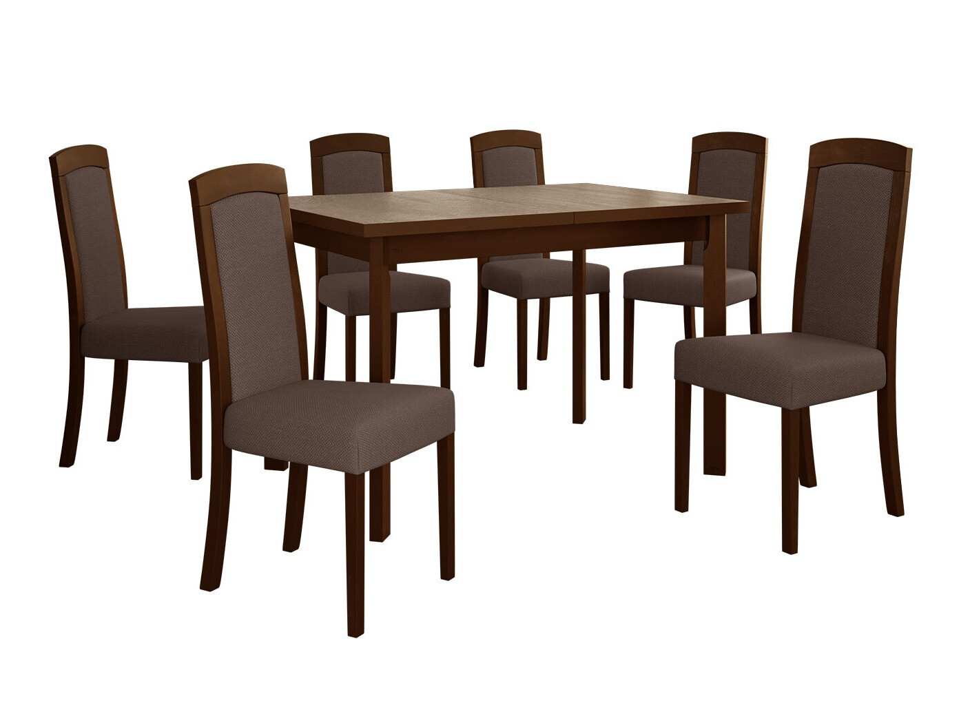 Conjunto de comedor Victorville 351 (Nogal)
