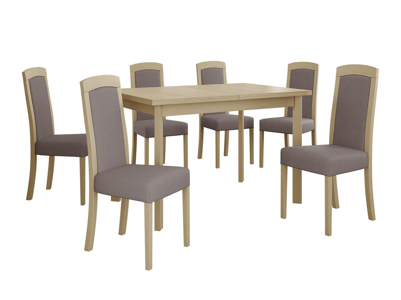 Conjunto de mesas y sillas para comedor Victorville 351 (Roble Sonoma)