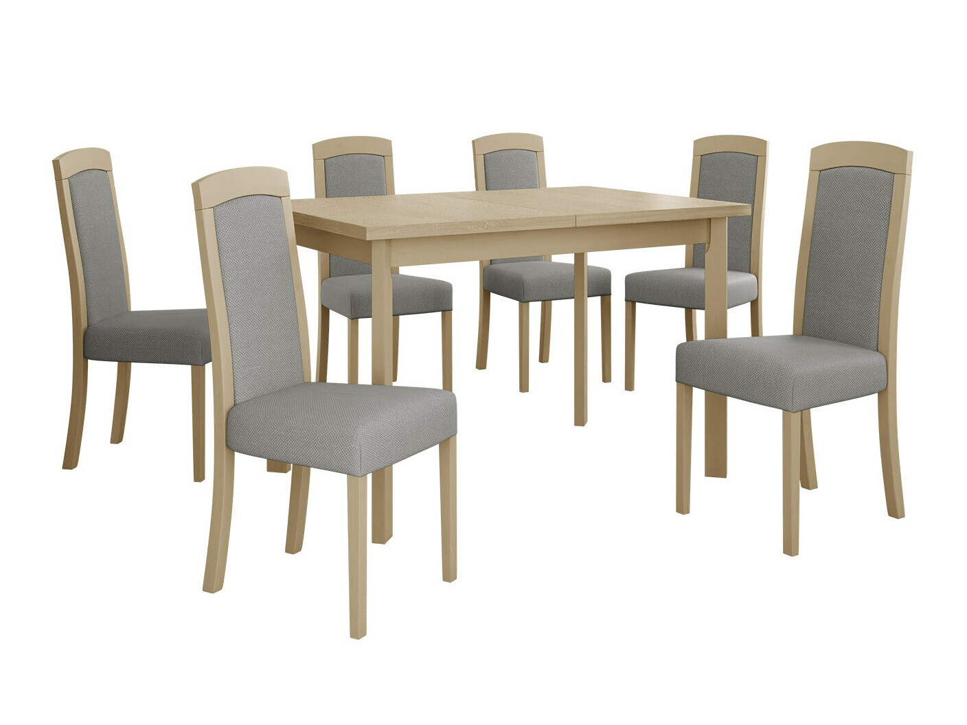 Conjunto de mesas y sillas para comedor Victorville 351 (Roble Sonoma)