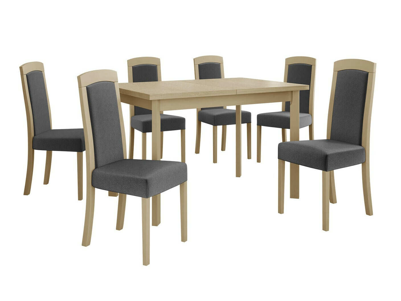 Conjunto de mesas y sillas para comedor Victorville 351 (Roble Sonoma)