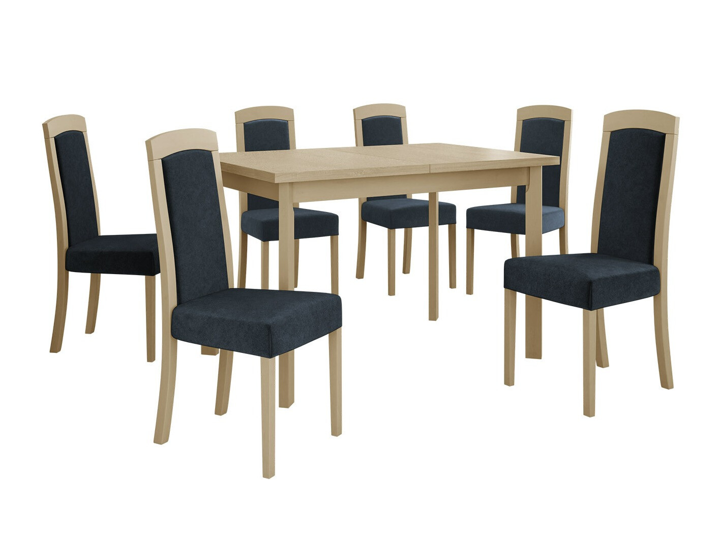 Conjunto de mesas y sillas para comedor Victorville 351 (Roble Sonoma)