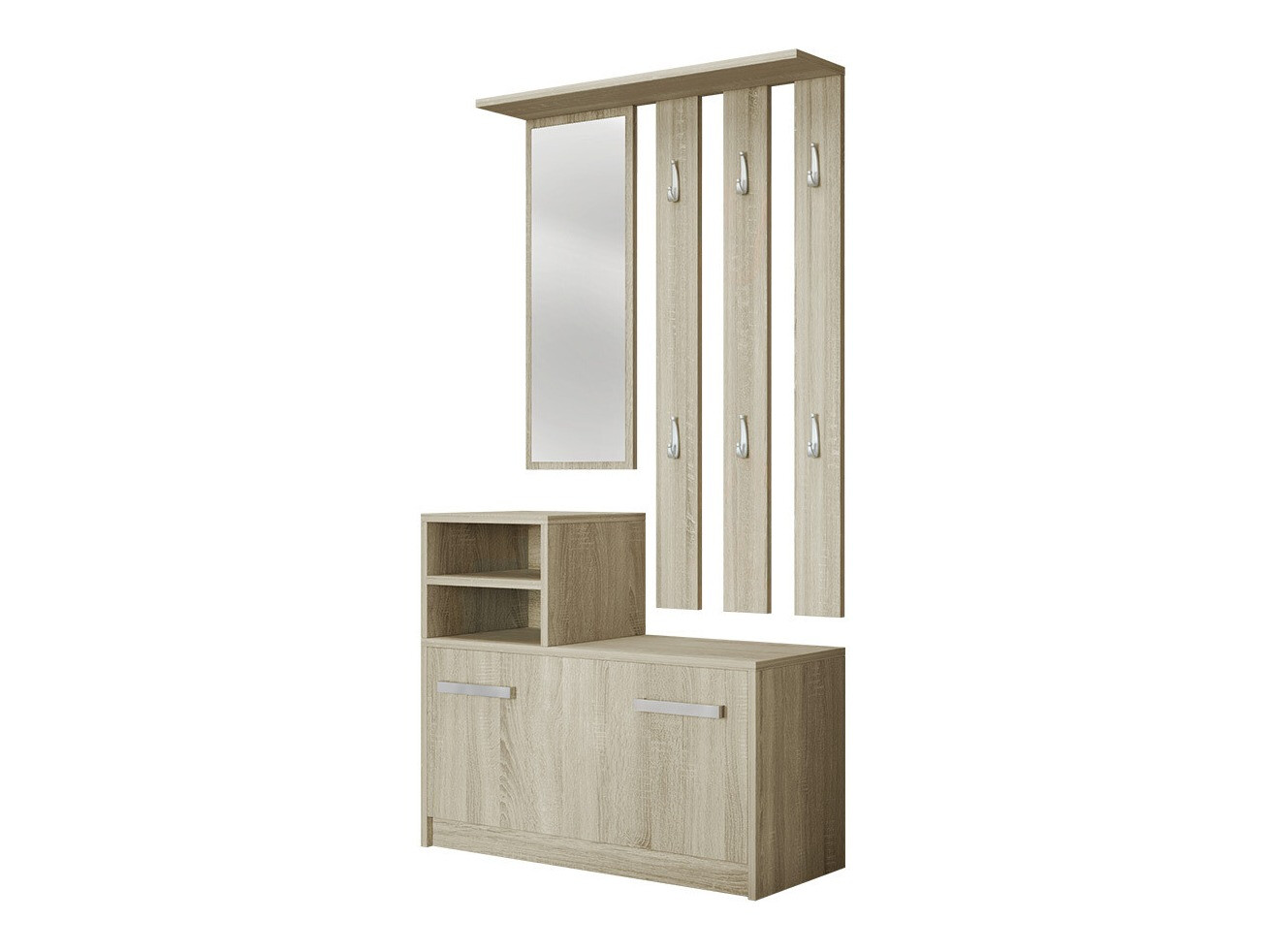 Conjunto para recibidor Mandeville 100 (Roble Sonoma)