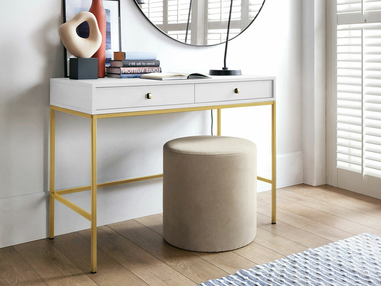 Mesa de oficina Romveri 100 (Blanco)