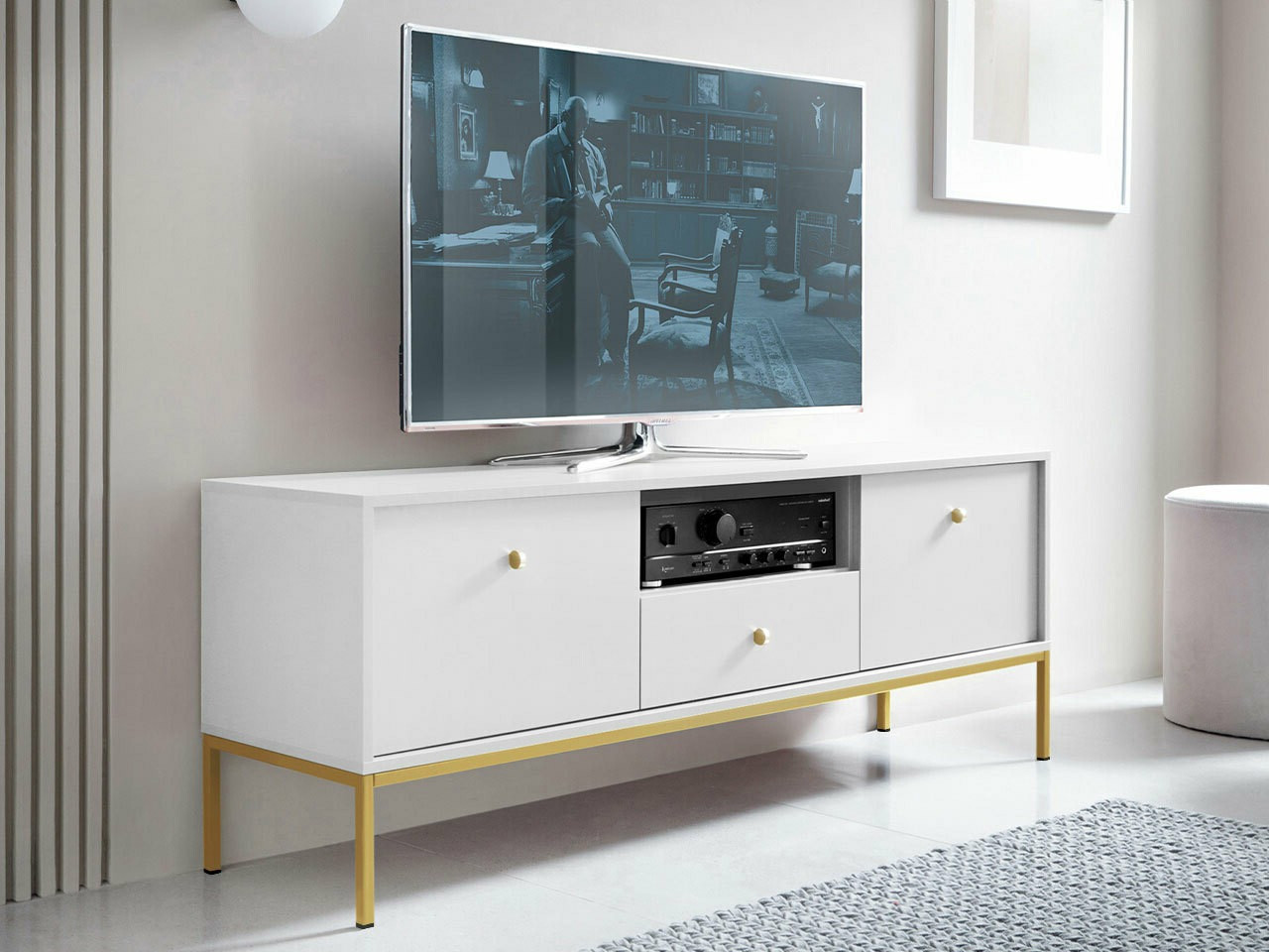 Mueble TV Romveri 101 (Blanco)