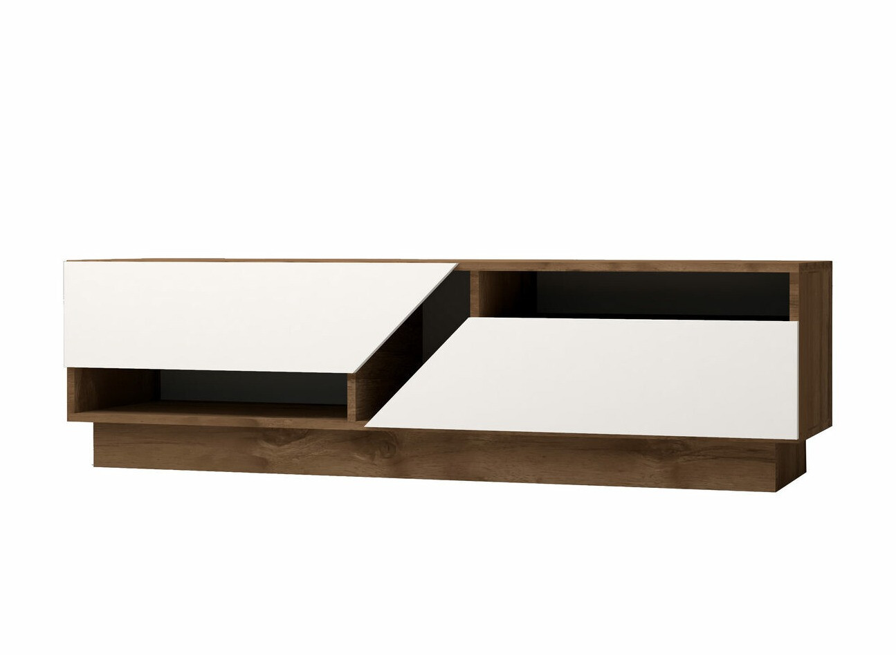 Mueble TV Kailua 2589 (Blanco + Nogal)