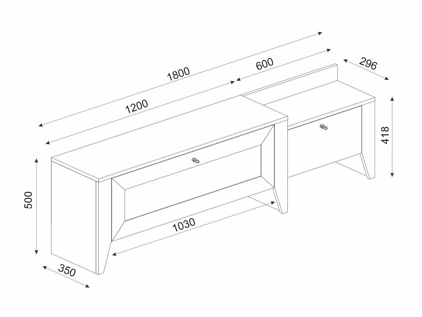 Mueble TV Kailua 1495