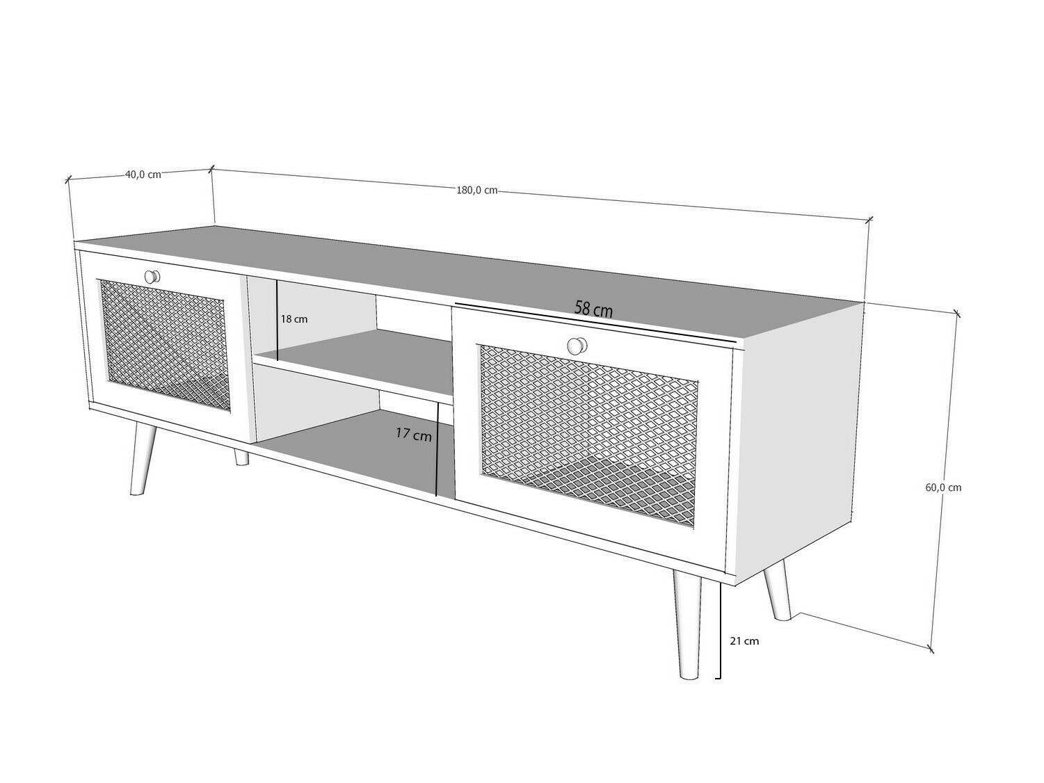 Mueble TV Kailua 1496