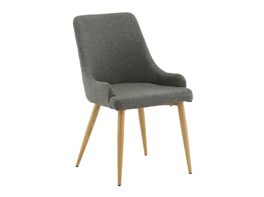Silla Dallas 222 (Gris oscuro + Marrón)
