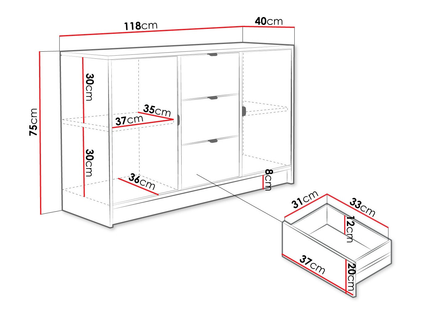 Cómoda Comfivo Papilio (Blanco)