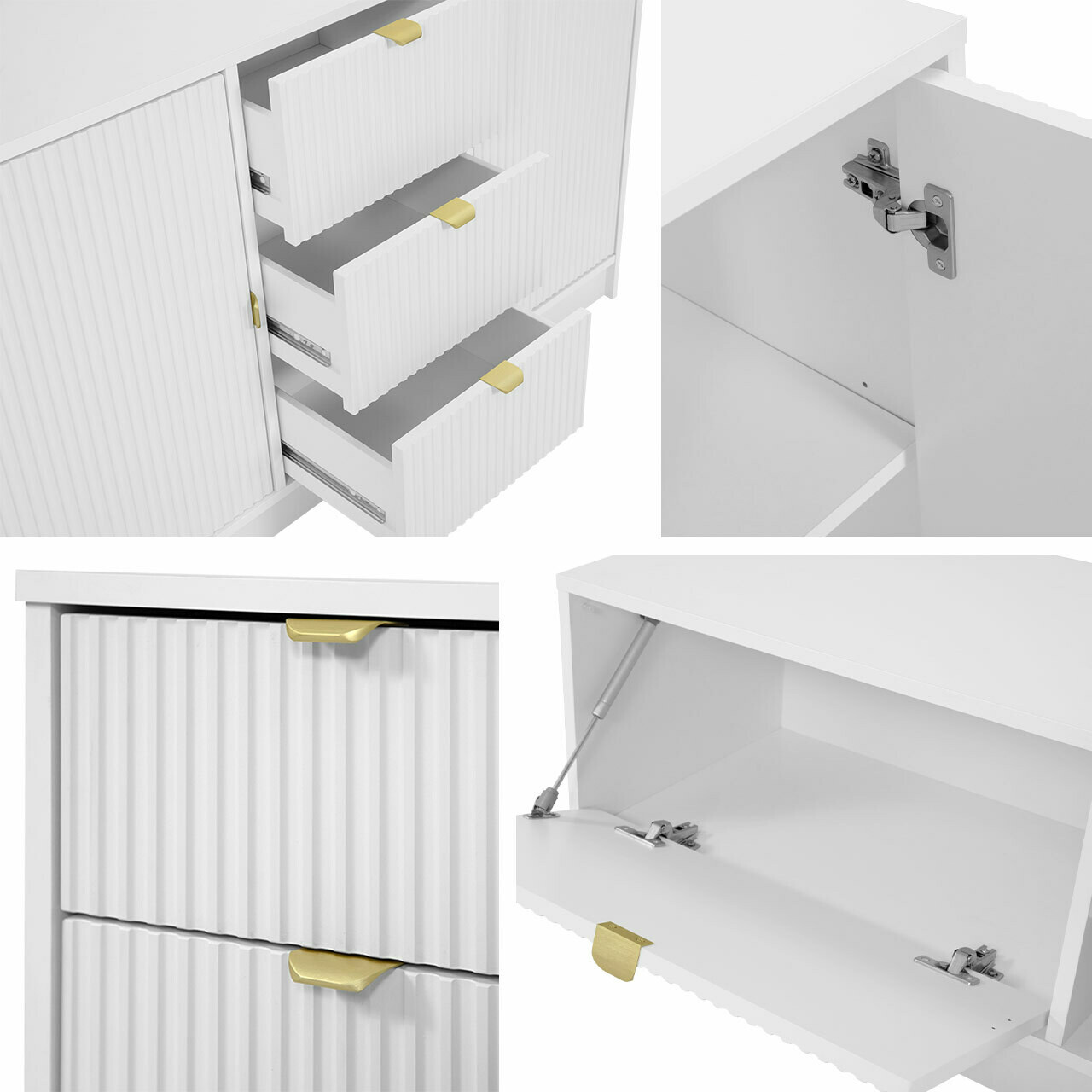 Mueble TV Comfivo Larmire 103 (Blanco)