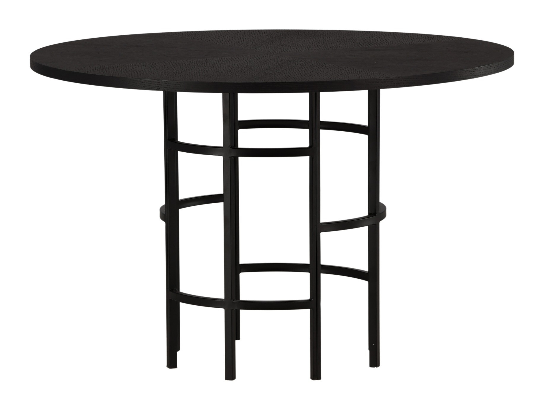 Conjunto de mesas y sillas para comedor Dallas 4143 (Marrón + Negro)