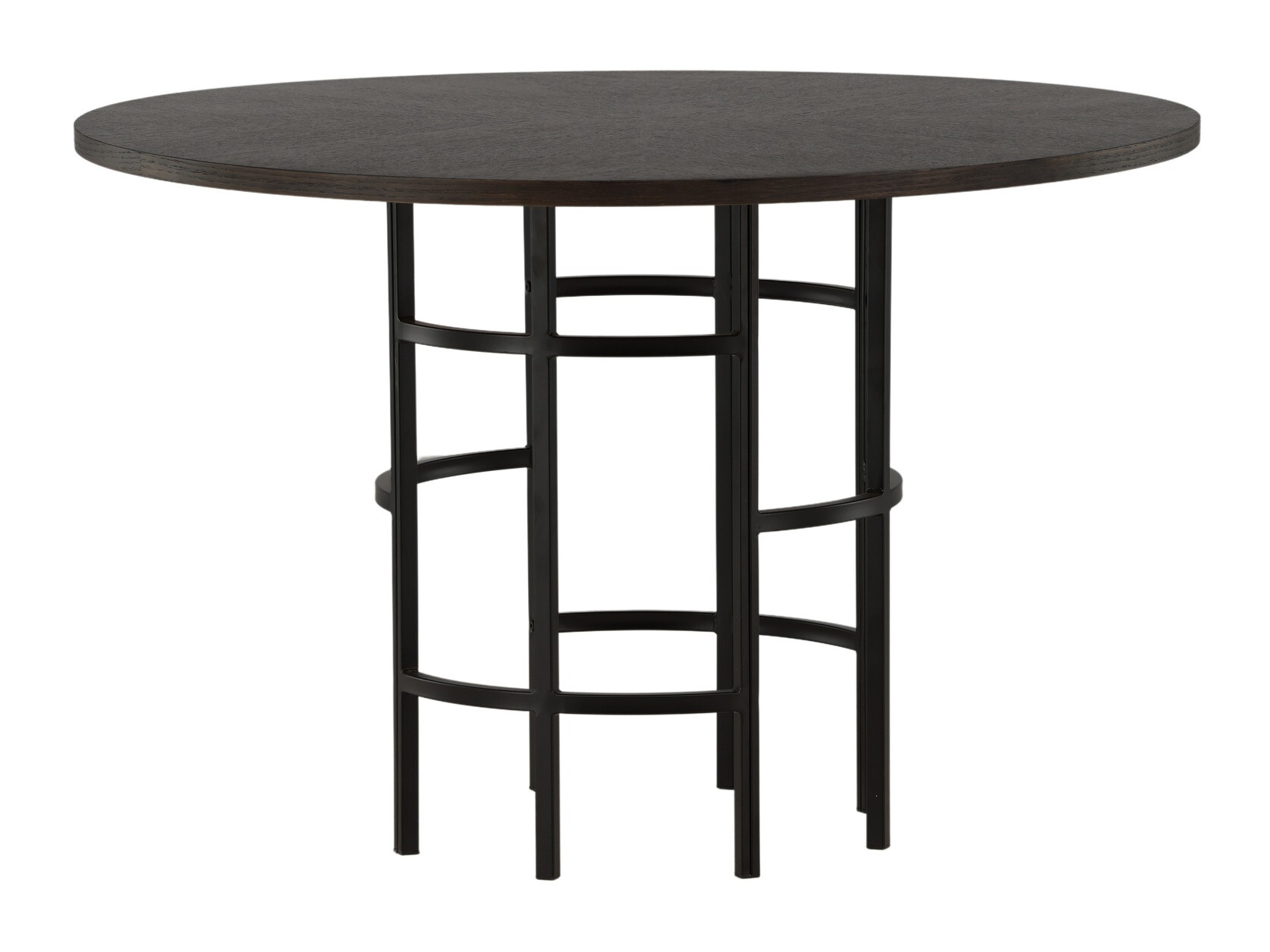 Conjunto de mesas y sillas para comedor Dallas 4143 (Marrón + Negro)