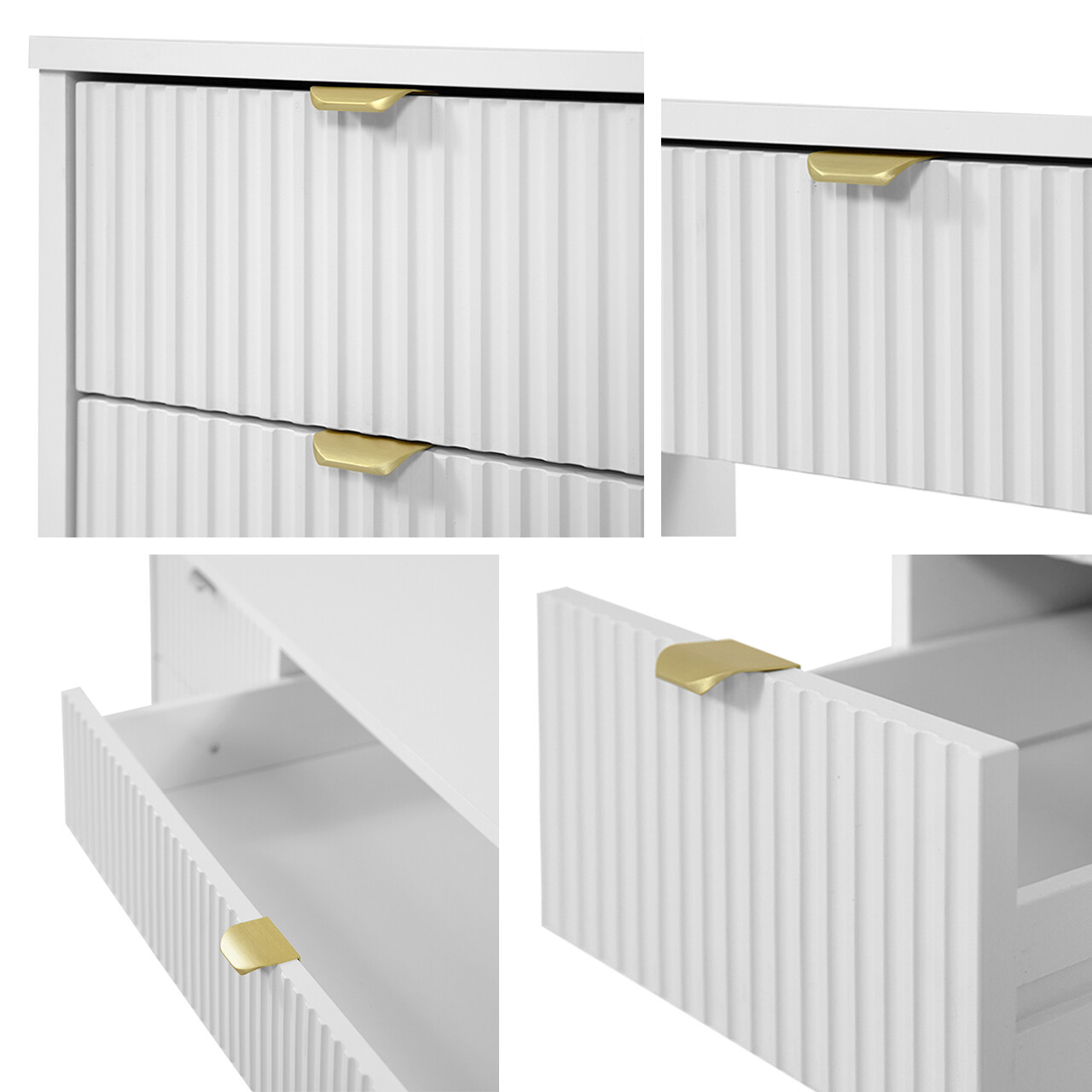 Conjunto de salón Comfivo Papilio I (Blanco)