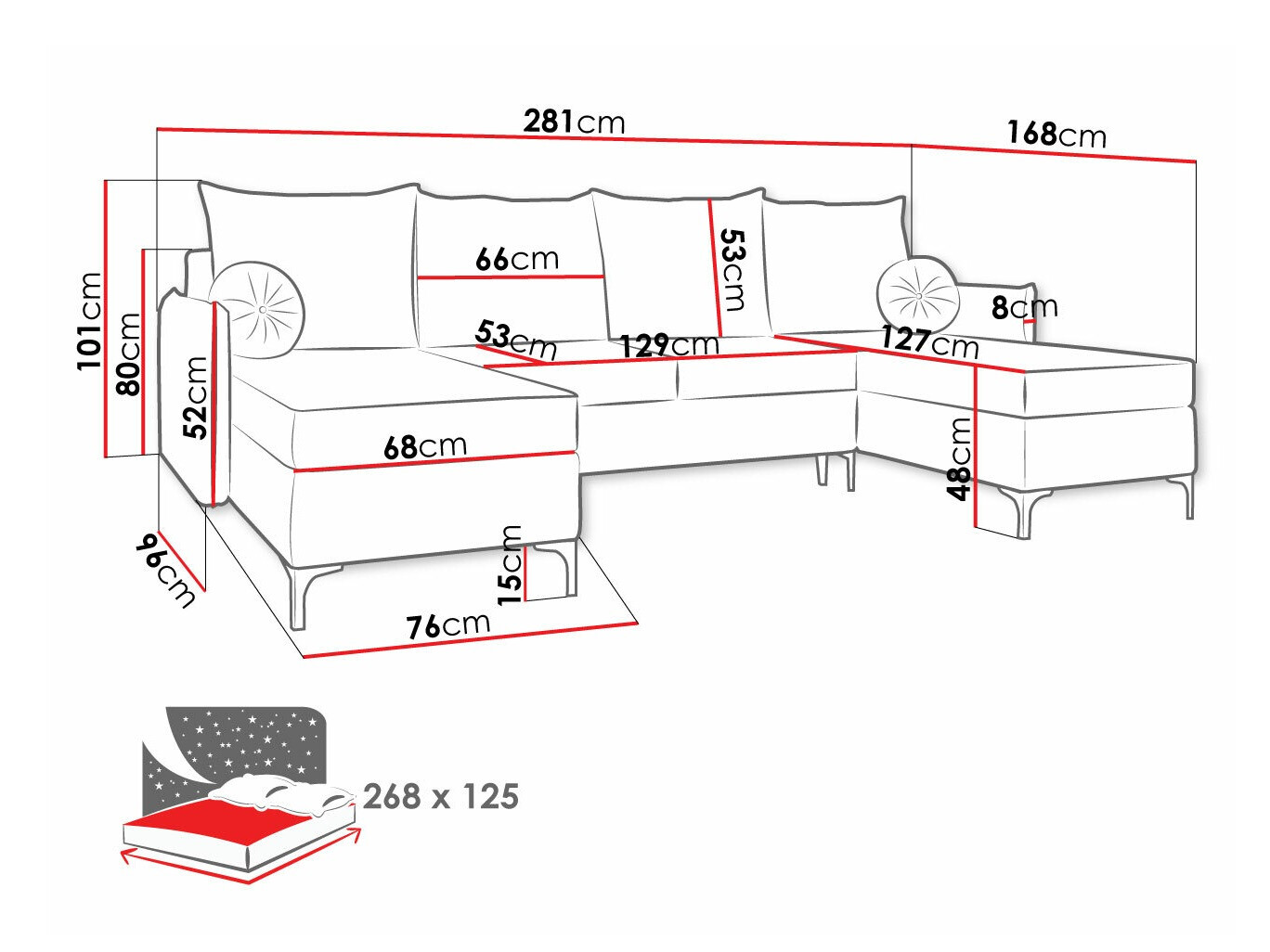 Sofá rinconero Clovis 111 (Manila 16)