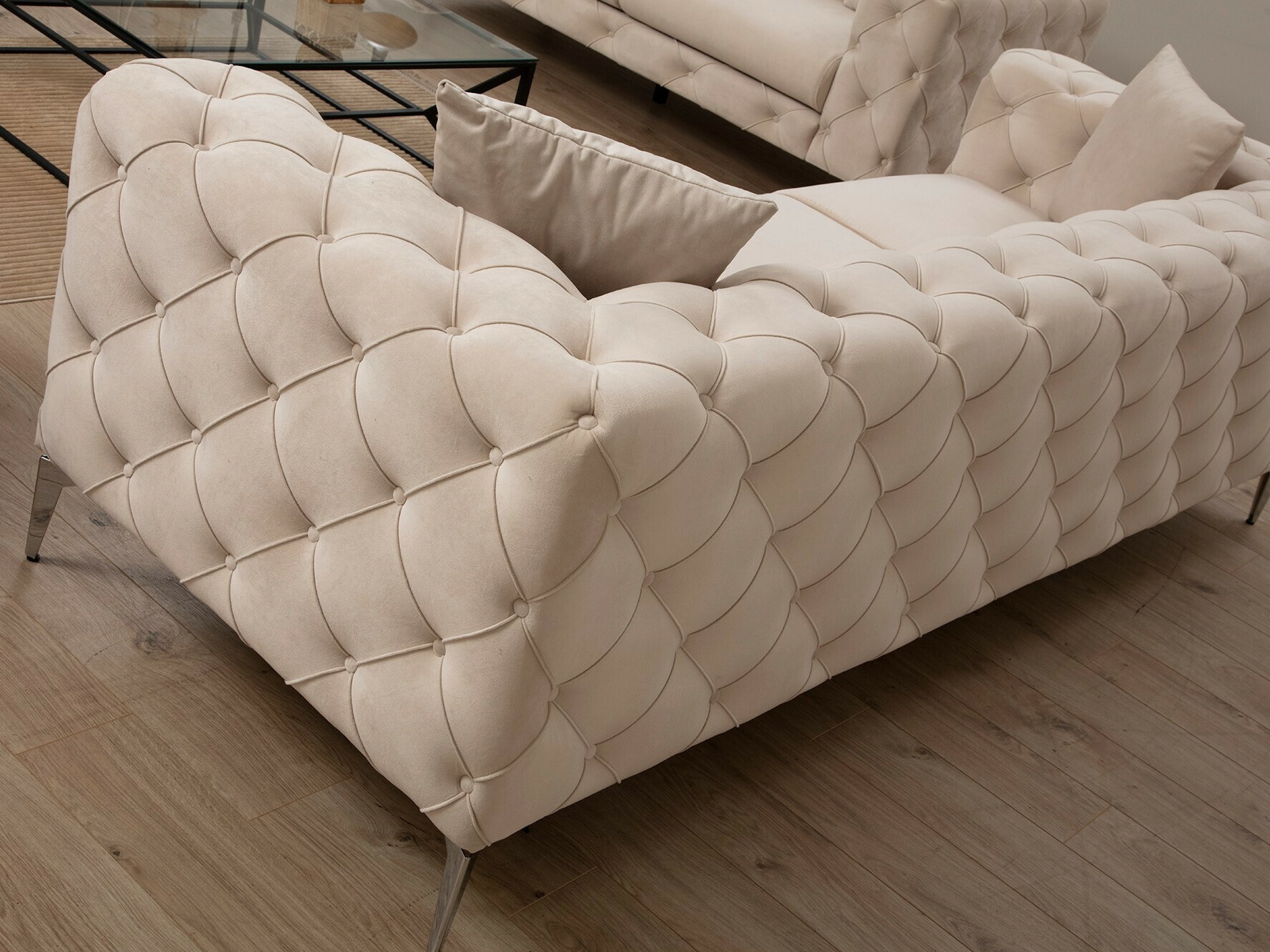 Sofá chesterfield Altadena 354 (Beige)