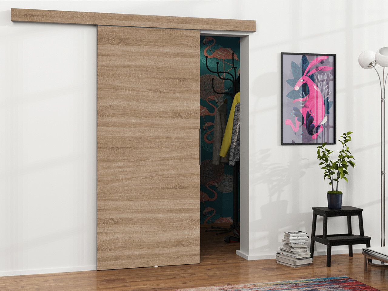 Puerta corredera Dover 217 (Roble Sonoma)