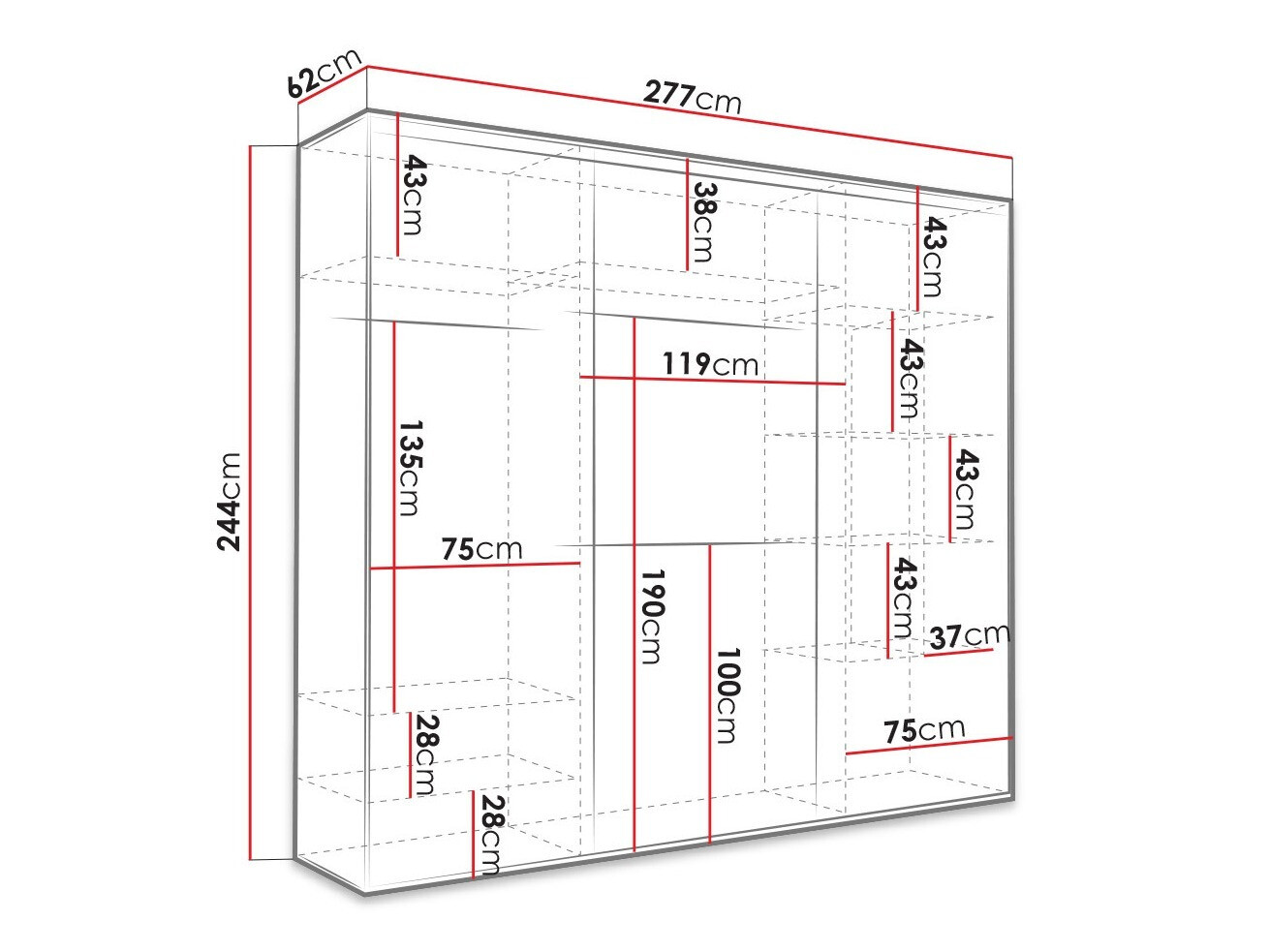 Armario Murrieta 145 (Blanco)