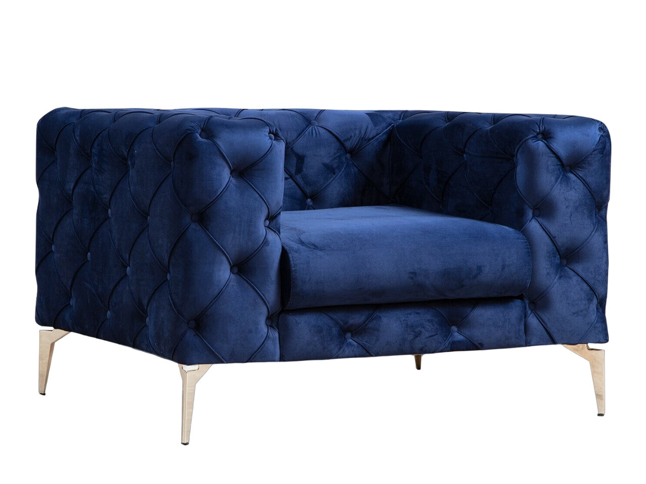 Chesterfield sillón Altadena 358 (Azul oscuro)