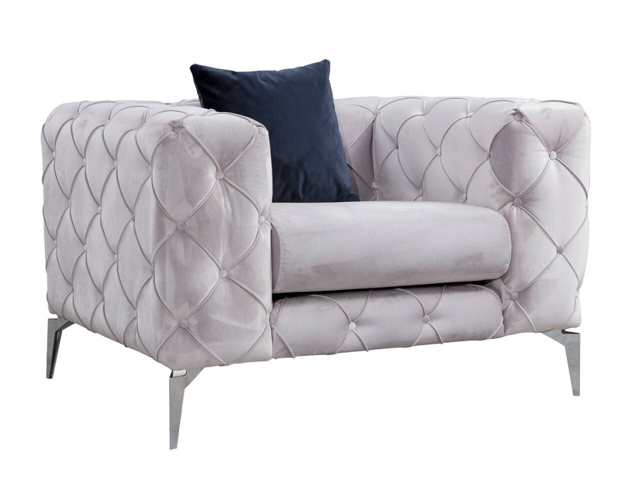 Chesterfield sillón Altadena 358 (Gris claro)
