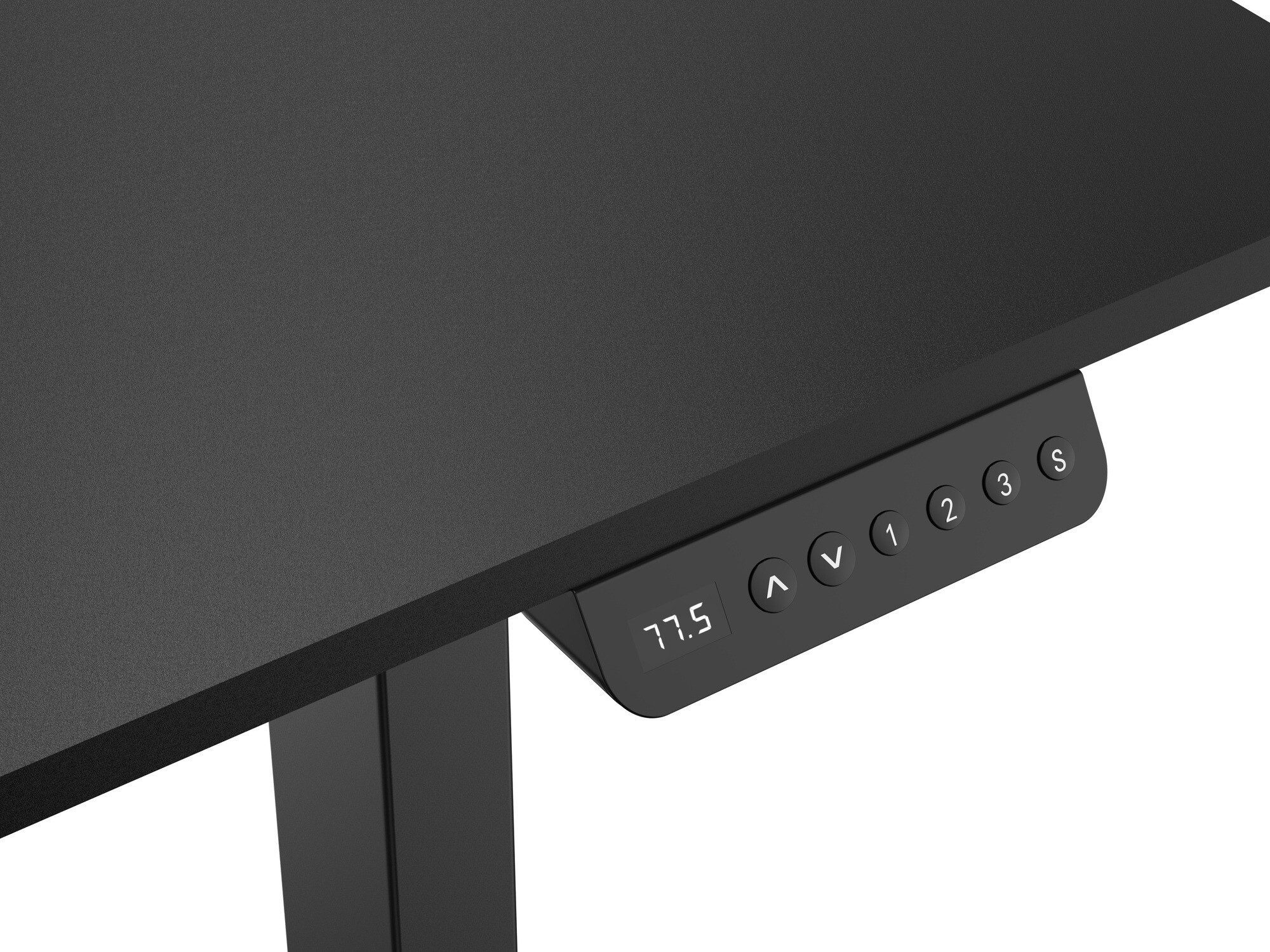 Escritorio de altura regulable Lodi 100 (Negro)