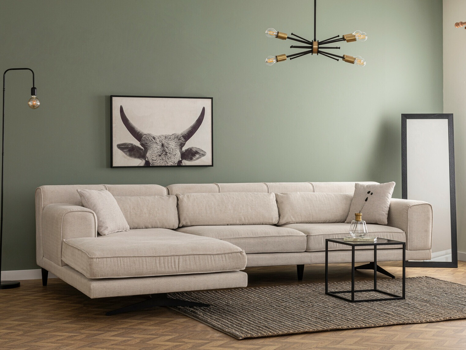 Sofá rinconero Altadena 421 (Beige)