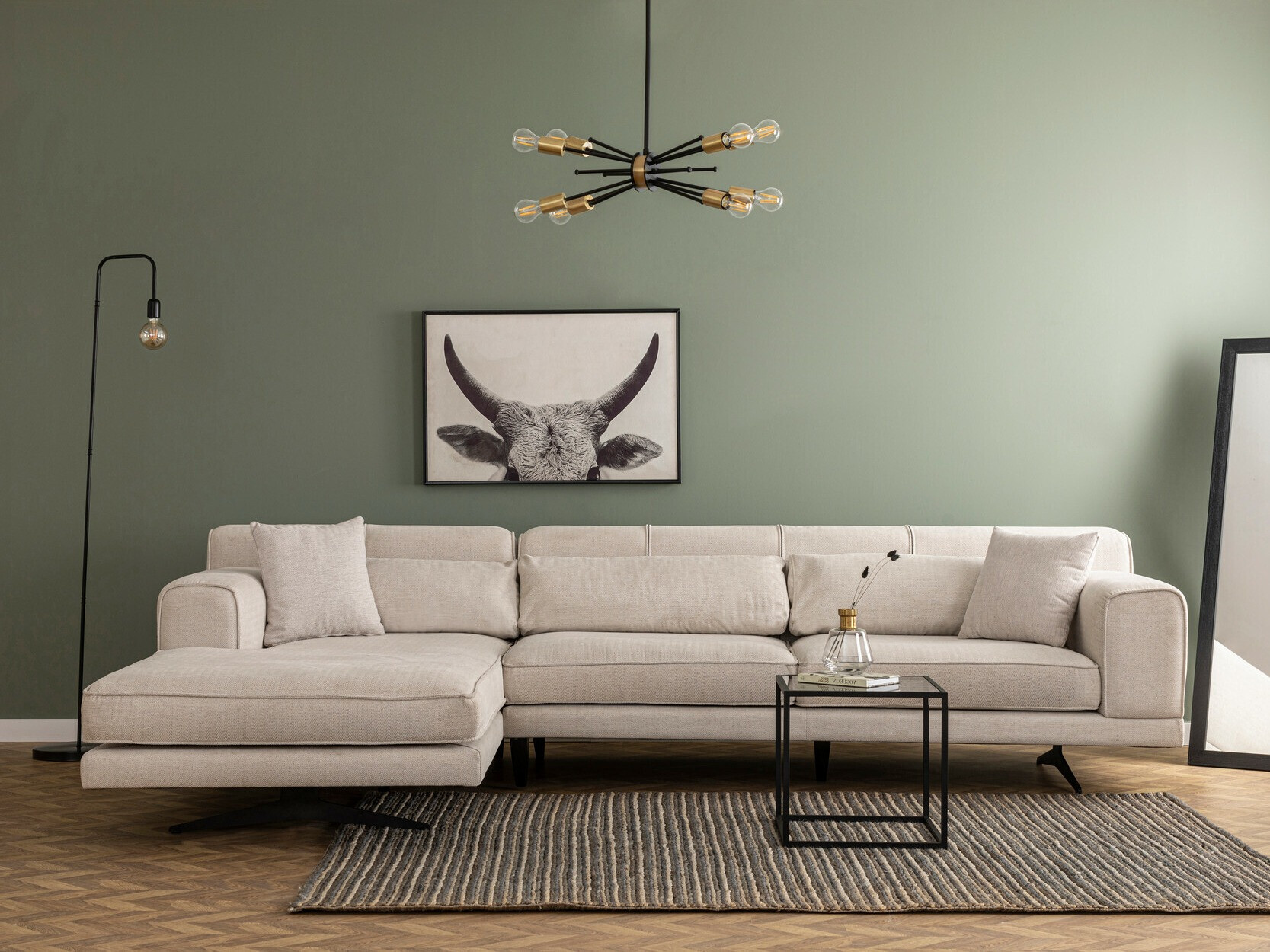 Sofá rinconero Altadena 421 (Beige)