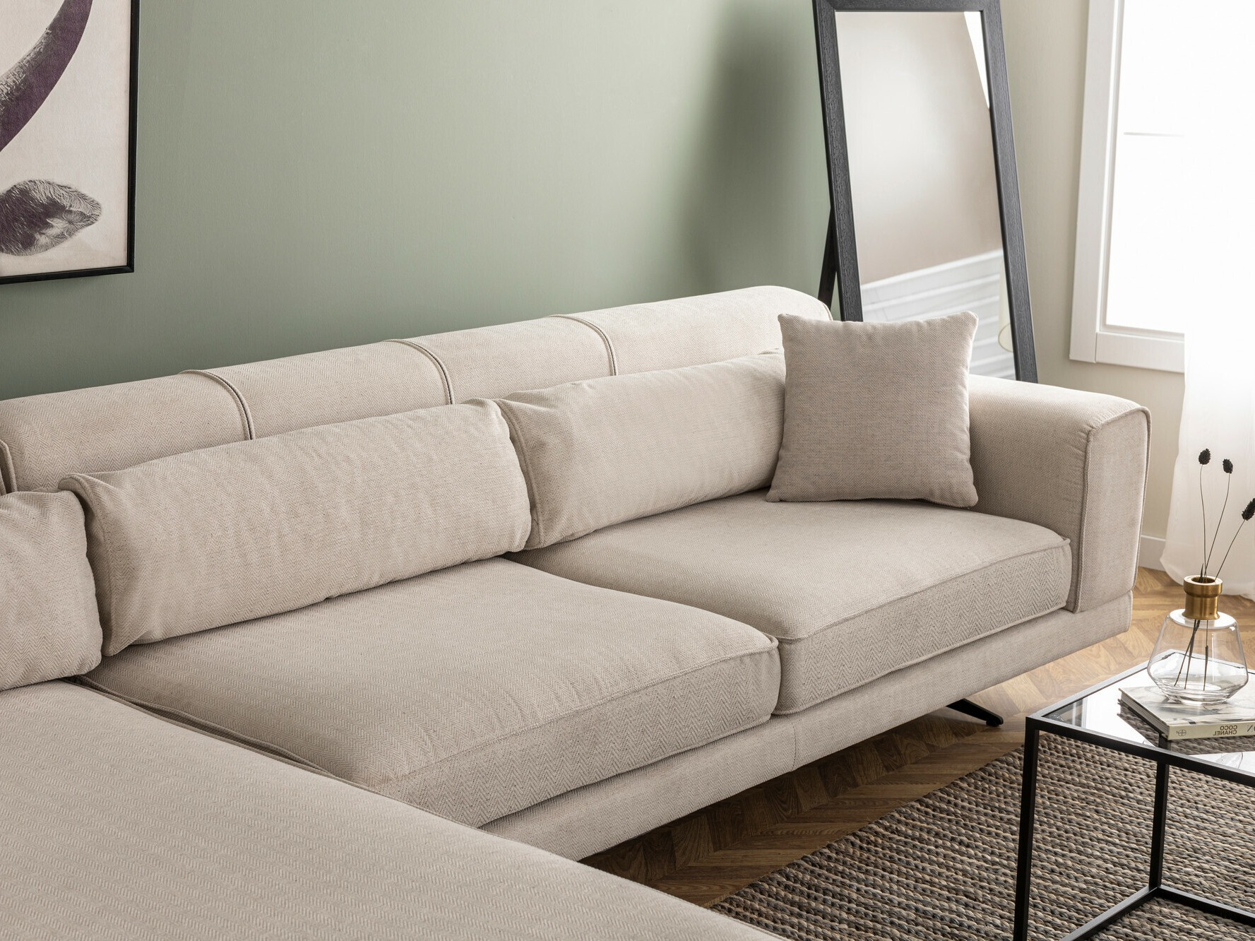 Sofá rinconero Altadena 421 (Beige)