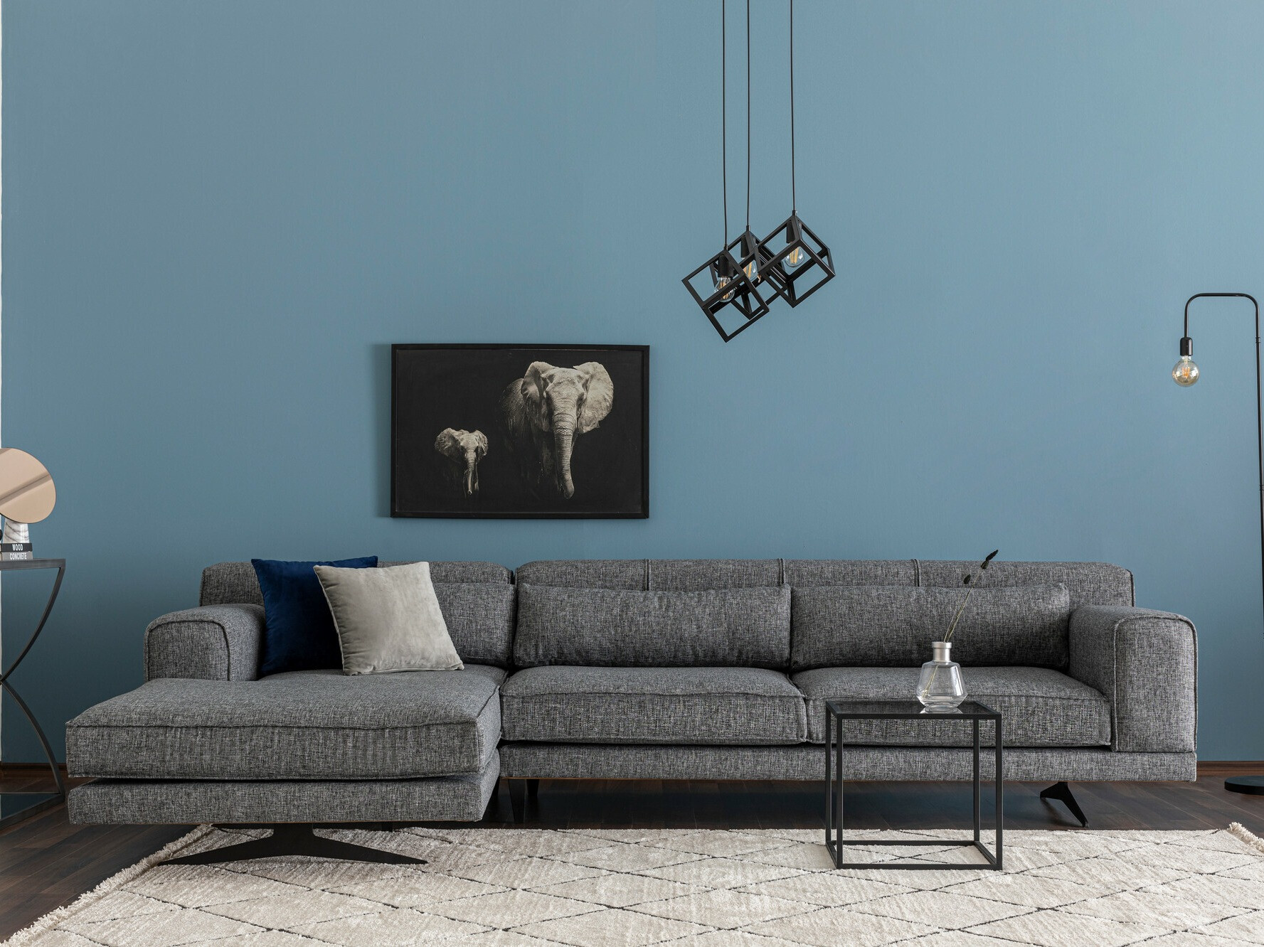 Sofá rinconero Altadena 421 (Gris)