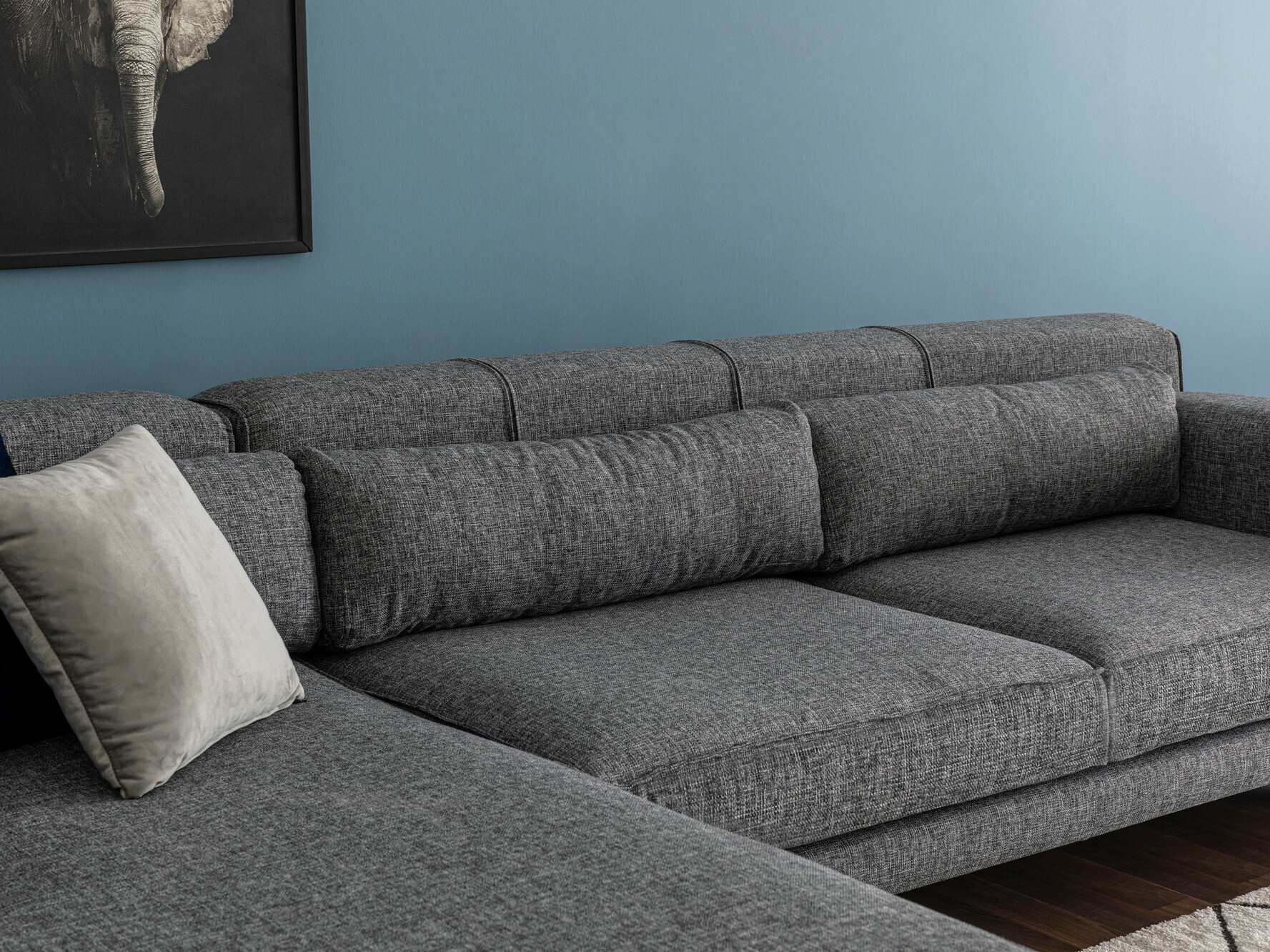 Sofá rinconero Altadena 421 (Gris)