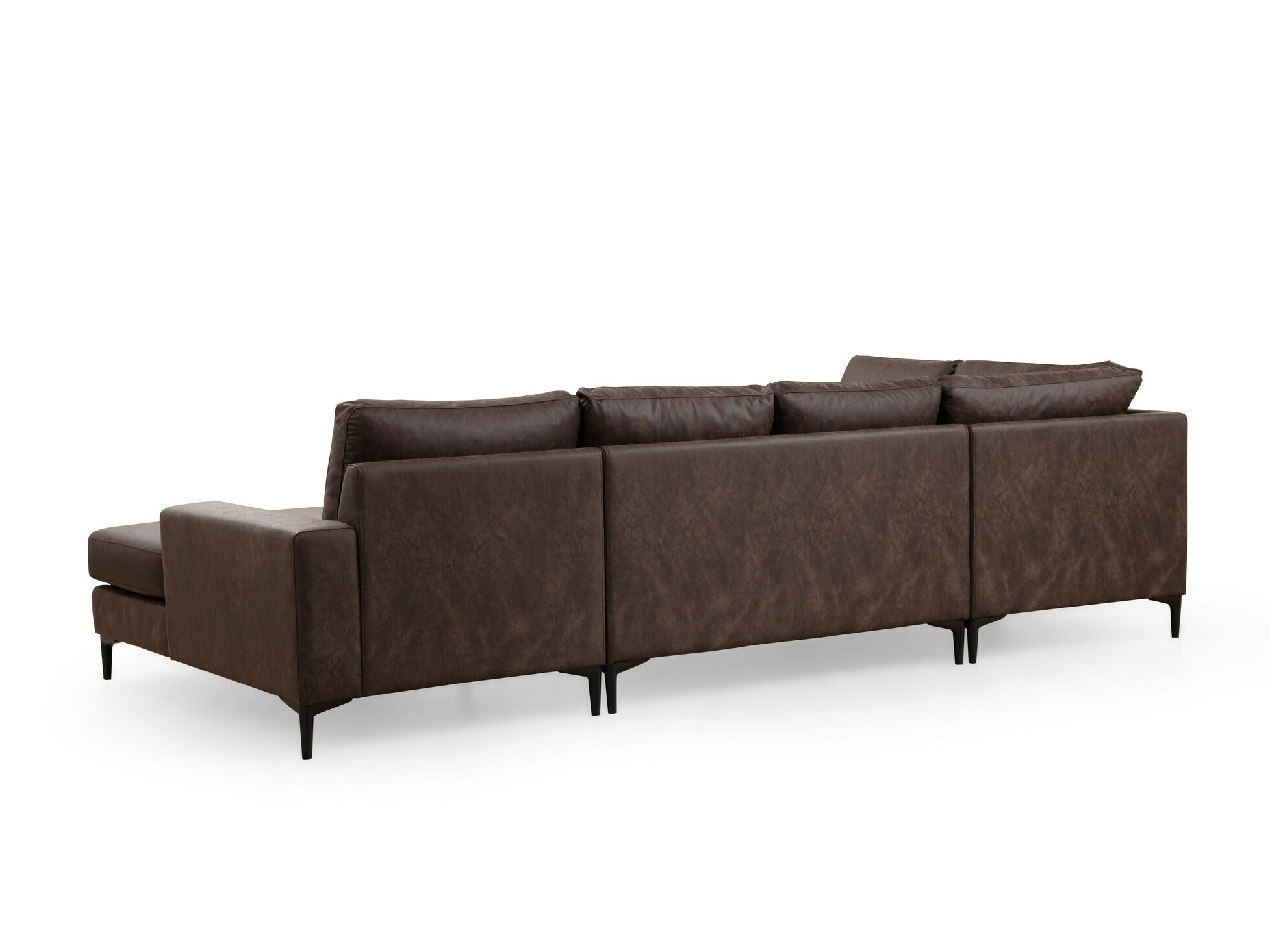 Sofá rinconero modular Altadena 430 (Marrón oscuro)