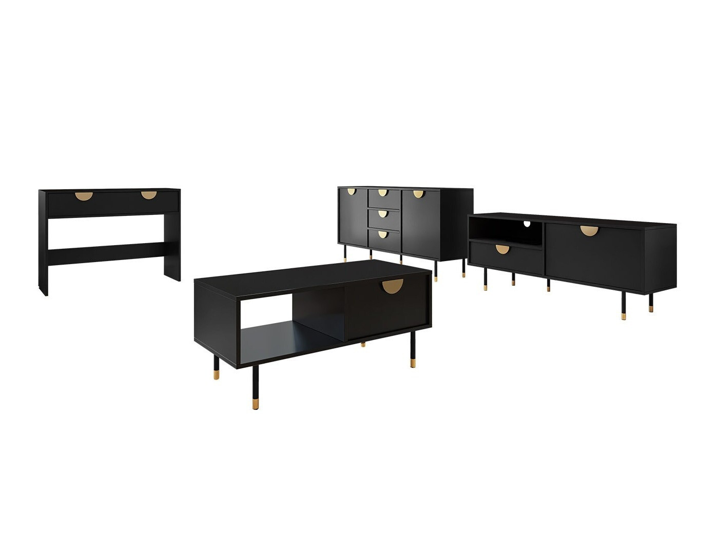 Conjunto de salón Comfivo Levevai 107