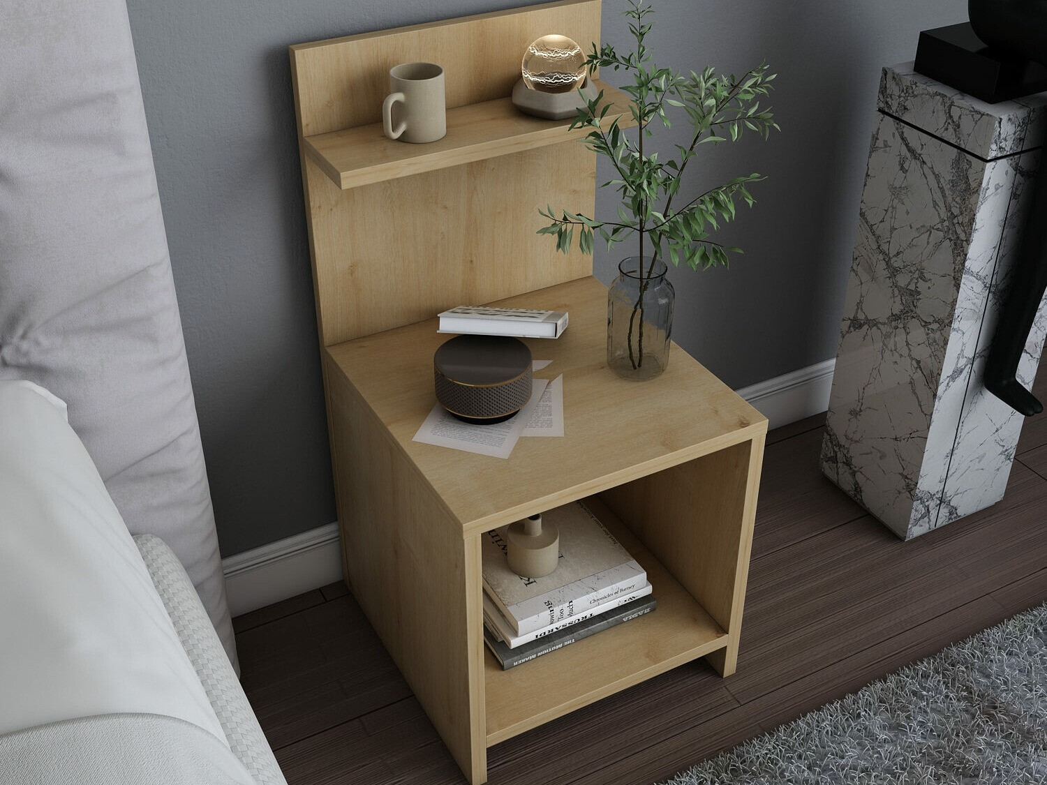 Mesilla de noche Kailua 2445 (Roble)