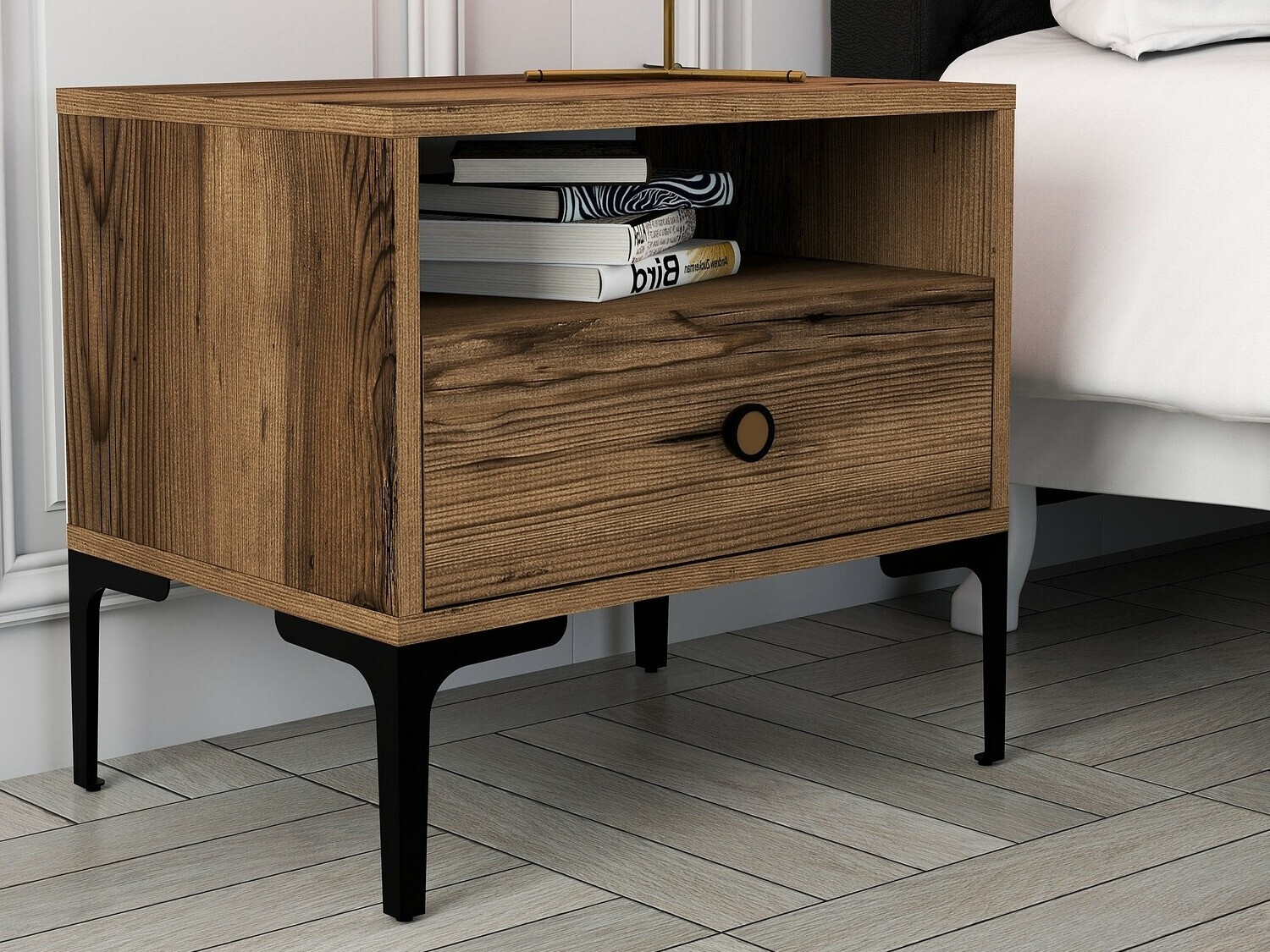 Mesilla de noche Kailua 1516 (Nogal)