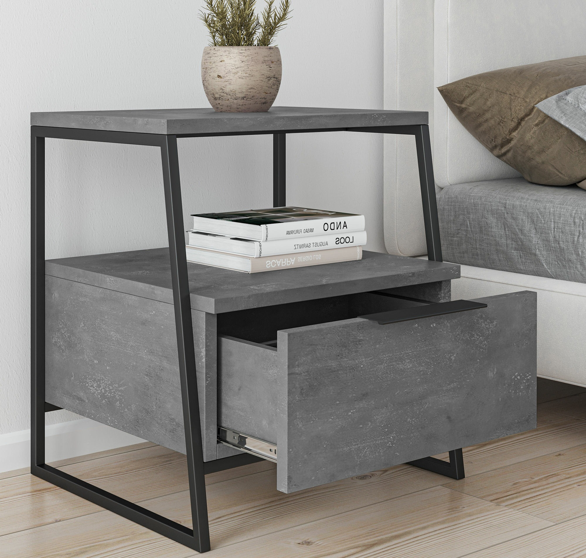 Mesilla de noche Kailua 1519 (Gris)